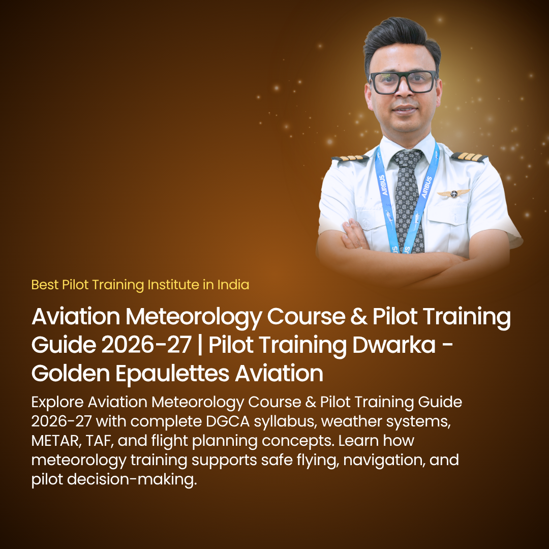 Flight Instructor Training Requirements 2026-27 | Pilot Training Dwarka - Golden Epaulettes Aviation